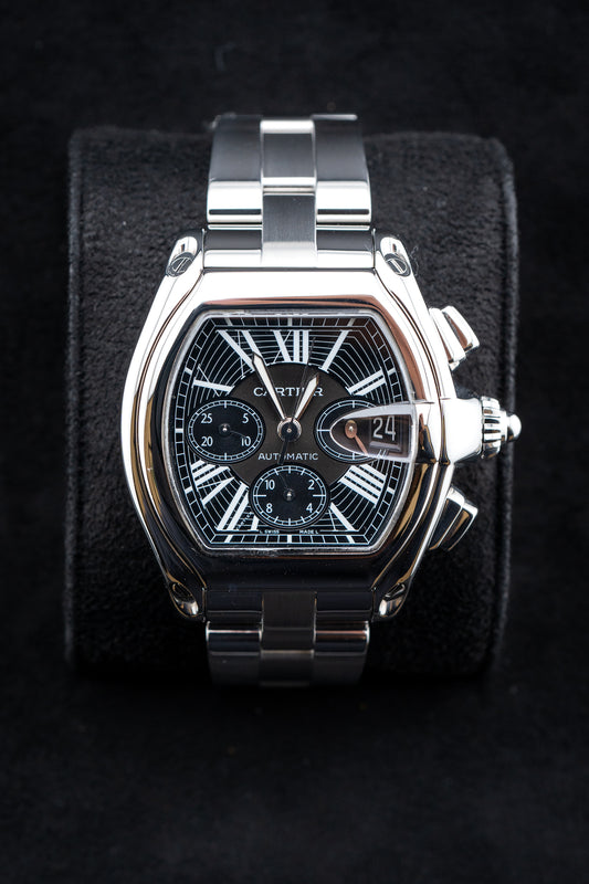 Cartier Roadster XL Chronograph W62020X6 43mm Stainless Steel – Watch Only