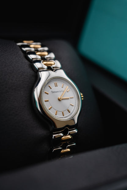 Tiffany & Co. Tesoro – Two-Tone Stainless Steel & Gold Quartz Watch – Watch Only