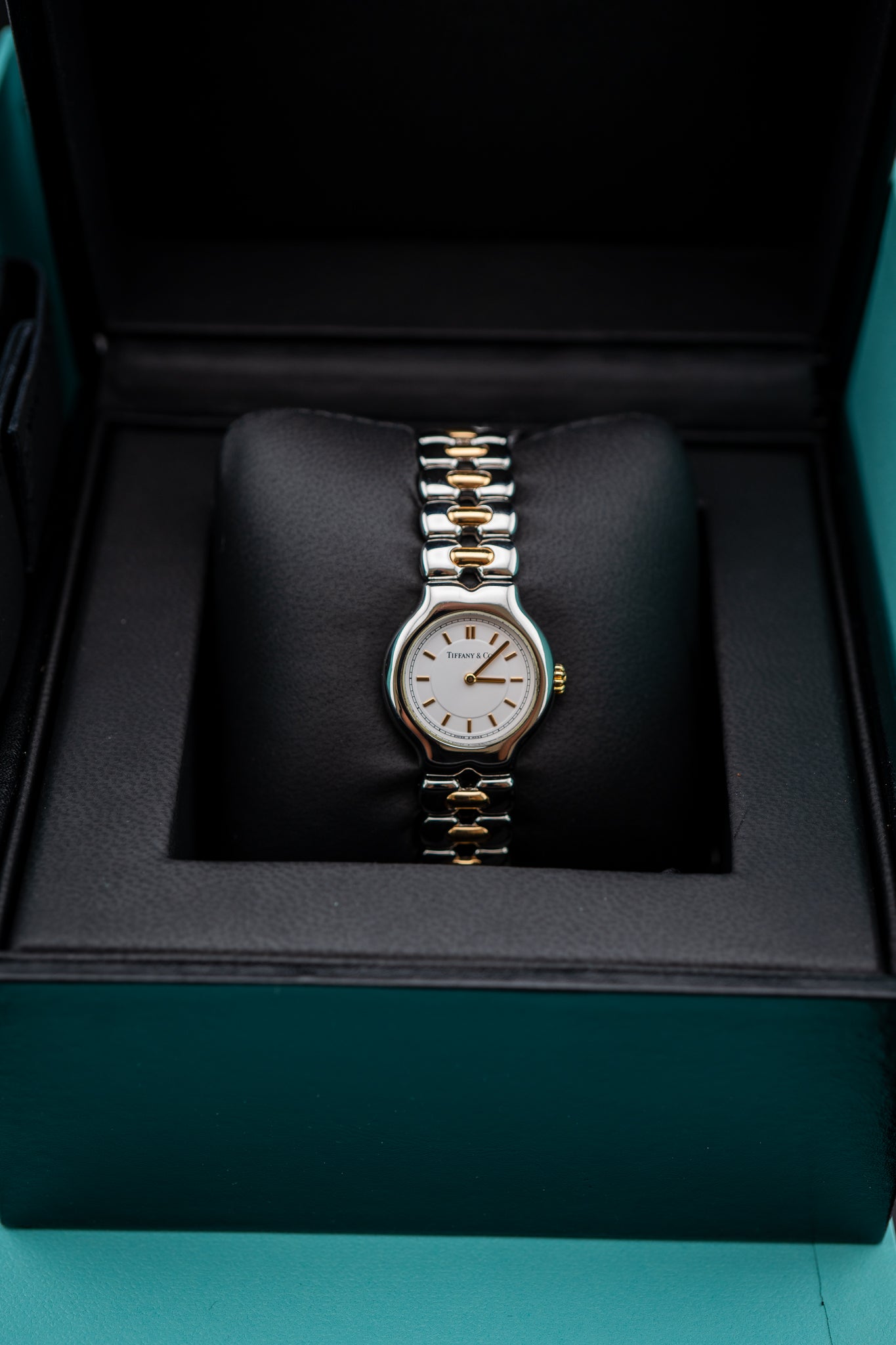 Tiffany & Co. Tesoro – Two-Tone Stainless Steel & Gold Quartz Watch – Watch Only