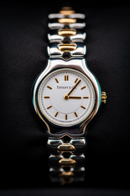 Tiffany & Co. Tesoro – Two-Tone Stainless Steel & Gold Quartz Watch – Watch Only