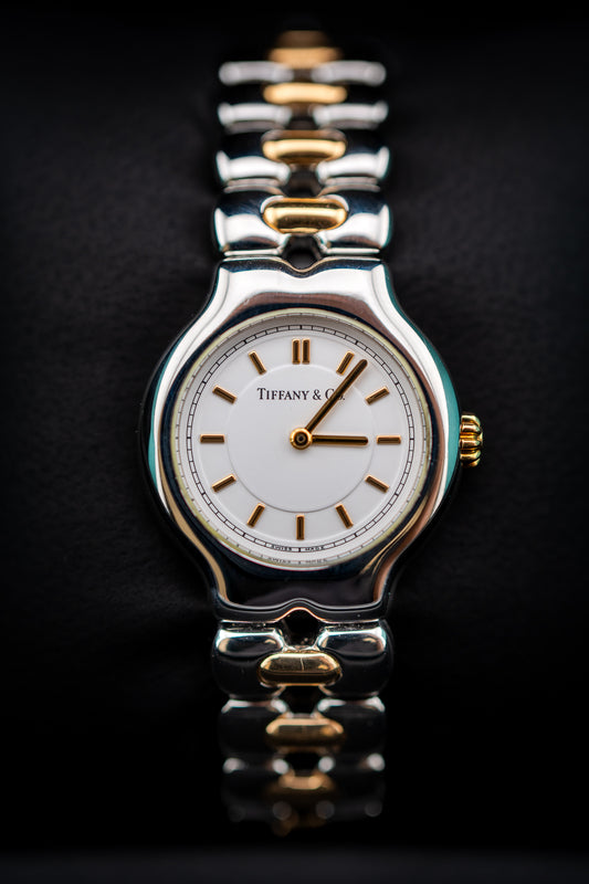 Tiffany & Co. Tesoro – Two-Tone Stainless Steel & Gold Quartz Watch – Watch Only