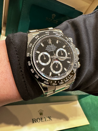 Like New 2022 Black Ceramic Daytona Oyster  116500LN-001 image 6