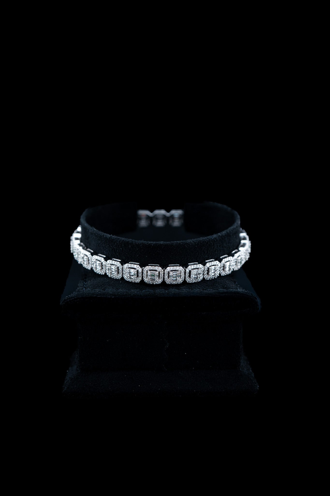10K White Gold Diamond Bracelet – 4.07ctw Natural Diamonds – 20.5g