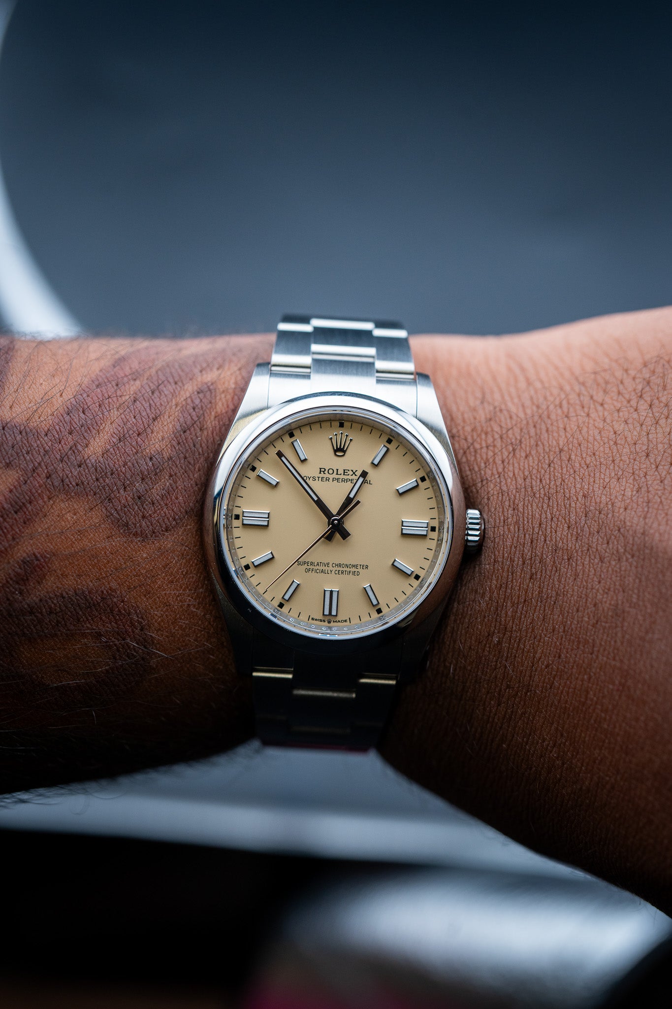 2025 Rolex Oyster Perpetual 36 Beige Dial – Ref. 126000 – Brand New Complete Set