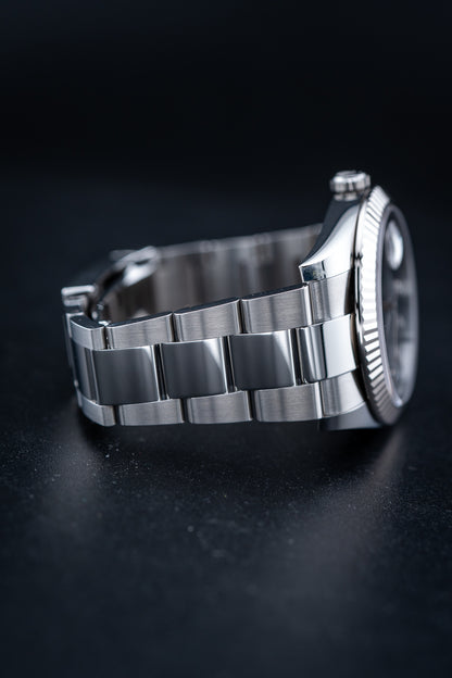 2023 Rolex Datejust 41 Black Dial with Diamond Markers – Ref. 126334 –