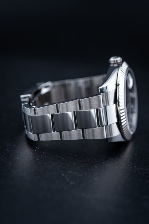 2023 Rolex Datejust 41 Black Dial with Diamond Markers – Ref. 126334