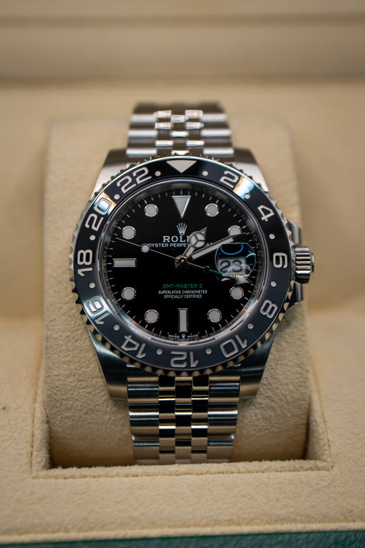 New 2025 Rolex GMT-Master II "Bruce Wayne" Ref. 126710GRNR - Black Dial