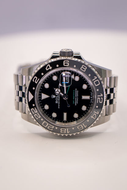 New 2025 Rolex GMT-Master II "Bruce Wayne" Ref. 126710GRNR - Black Dial
