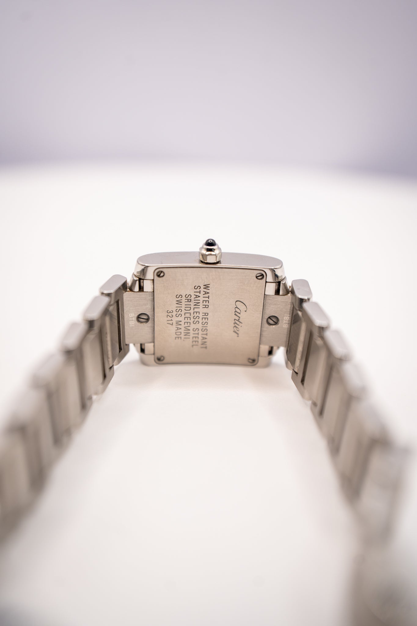 Cartier Tank Française Ref. W4TA0008 - Stainless Steel with Factory Diamonds