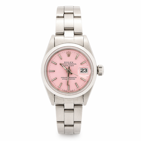 Rolex Datjust Pink Dial Oyster Bracelet 26mm ref. 69174