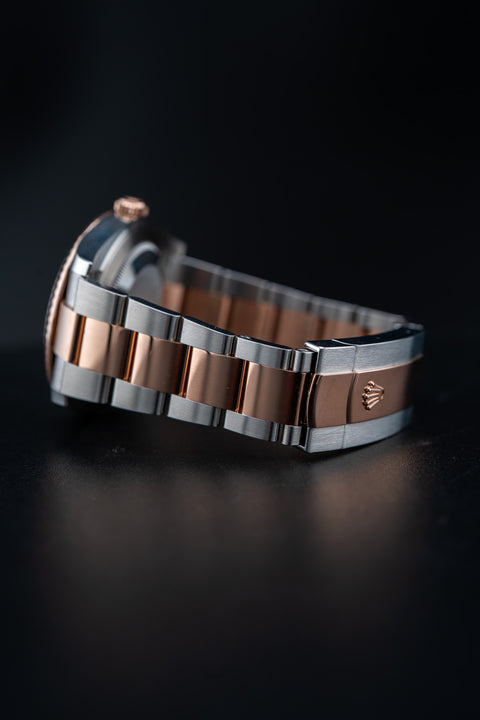 Brand New Rolex Datejust 41 – Chocolate Dial with Diamond Markers – Oyster Bracelet – Ref. 126331 – Complete Set