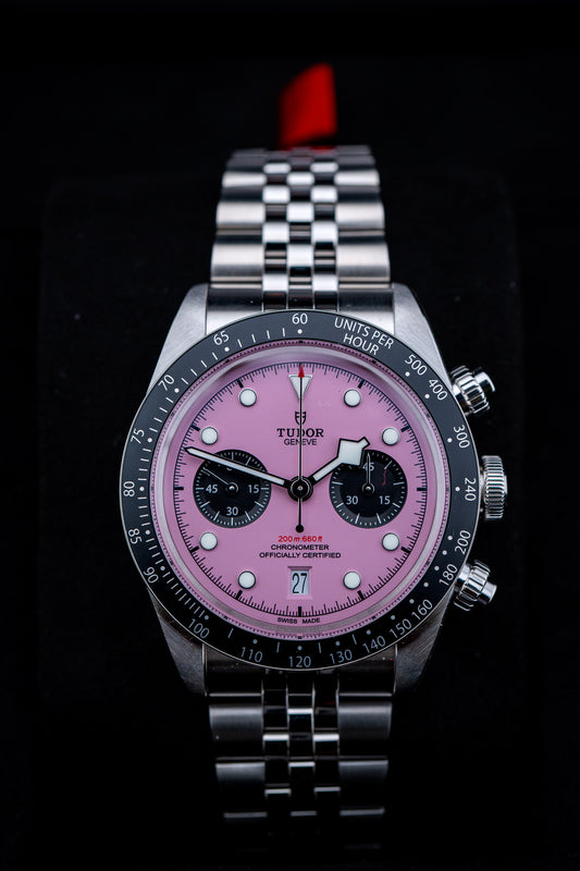 Brand New Tudor Black Bay Chrono 41mm Special Edition Pink 79360N - 2025