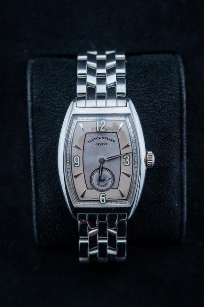 Franck Muller Cintrée Curvex Havana – Stainless Steel – Pre-Owned Complete Set
