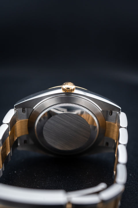 2024 Rolex Datejust 41 – Champagne Dial with Diamond Markers – Ref. 126333 – Two-Tone – Pre-Owned Complete Set