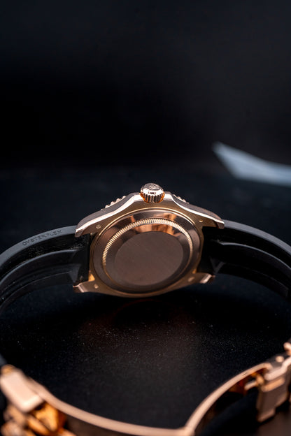 Rolex Yacht-Master 40 Ref. 116655 - Everose Gold, Black Dial