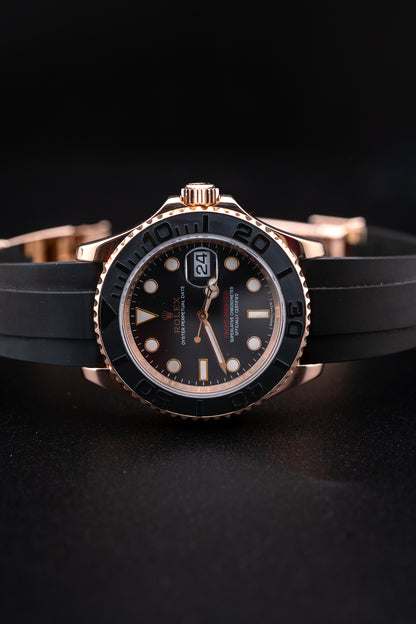 Rolex Yacht-Master 40 Ref. 116655 - Everose Gold, Black Dial