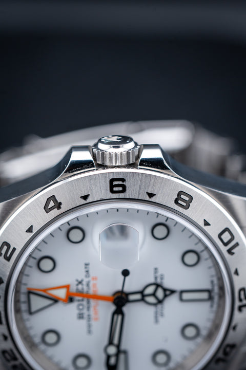 2024 Rolex Explorer II – White Dial – Ref. 226570 – Pre-Owned Complete Set