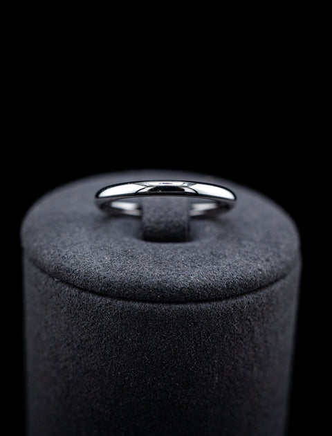 10K White Gold Wedding Band Size 7