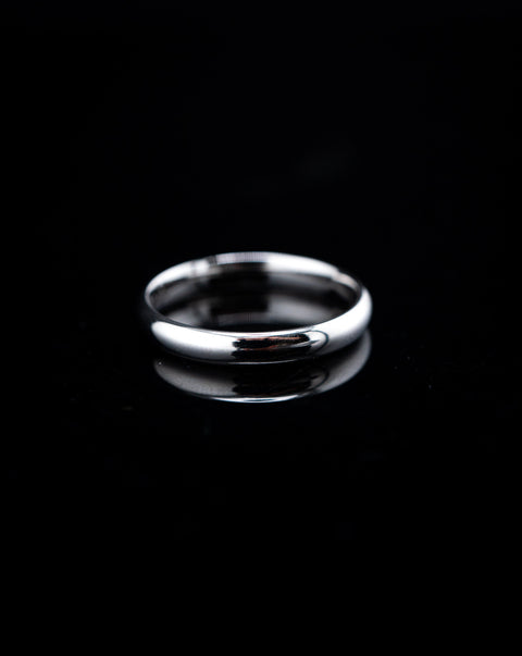 10K White Gold Wedding Band Size 8
