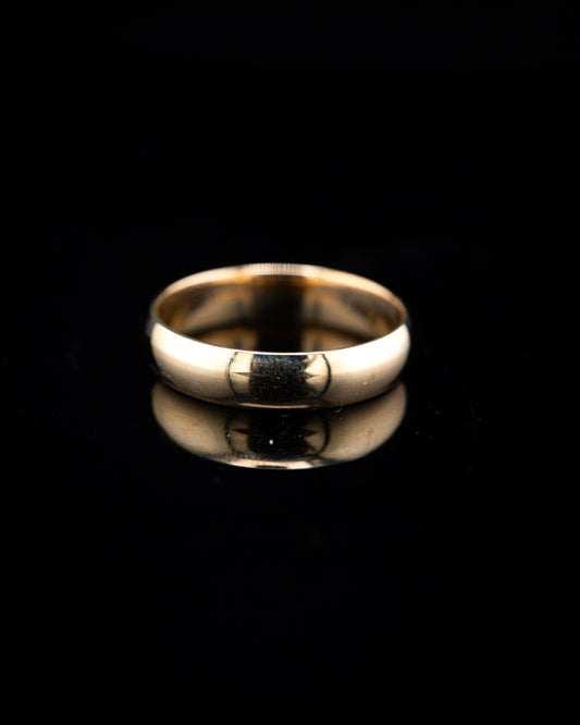 10K Yellow Gold Classic Wedding Band – Size 11 – 4.42g