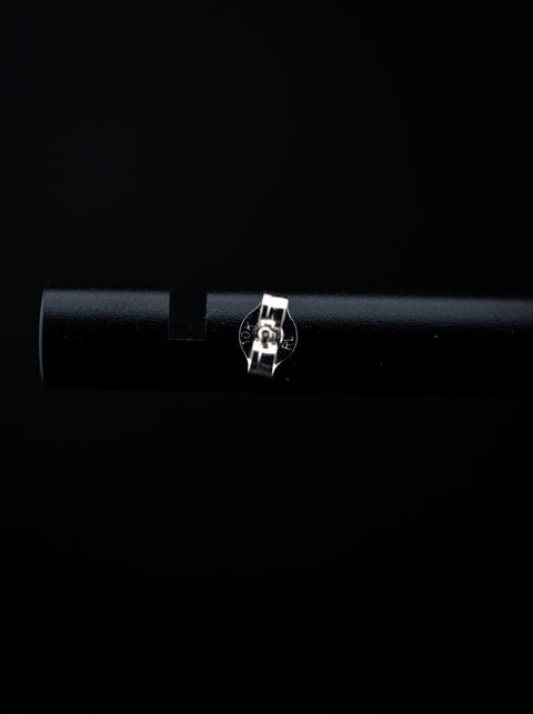 10K White Gold 6mm Blue Topaz Stud Earrings