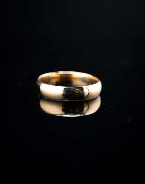 10K Yellow Gold Classic Wedding Band – Size 11 – 4.42g