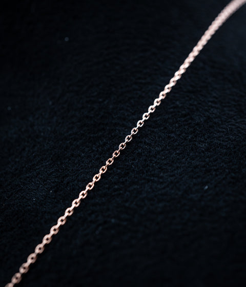 10K Rose Gold Natural Diamond & Amethyst Gradient Pendant with Chain