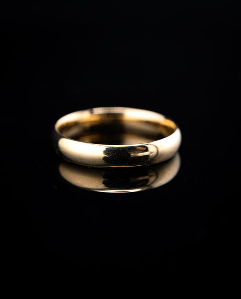 10K Yellow Gold Classic Wedding Band – Size 10 – 3.24g