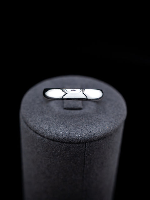 10K White Gold Wedding Band – 3.6g – Size 10