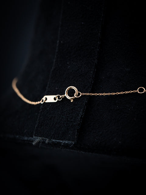 10K Yellow Gold Diamond Evil Eye Pave Pendant Set – 0.35 CTW