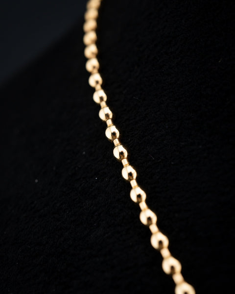 Hulchi Belluni Diamond Bar Necklace – 18K Yellow Gold