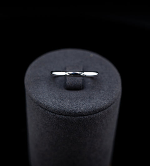 10K White Gold Wedding Band Size 7