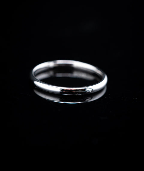 10K White Gold Wedding Band Size 8