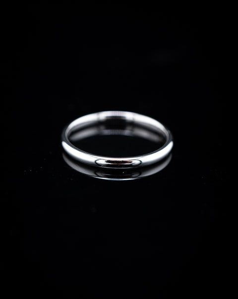 10K White Gold Wedding Band Size 8