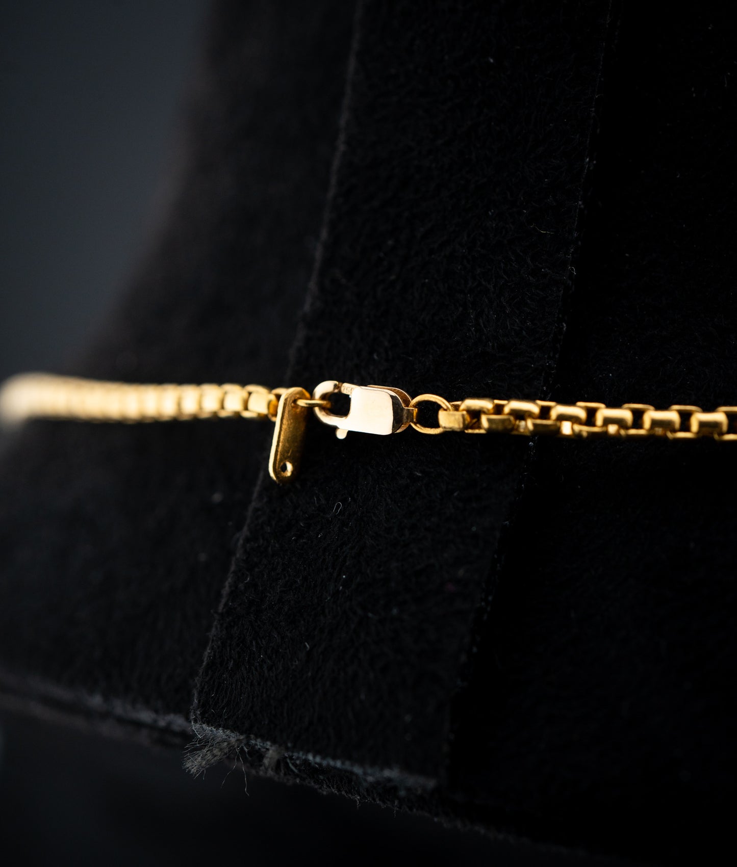 Mene 24K Yellow Gold Box Chain Necklace – 26 Inch