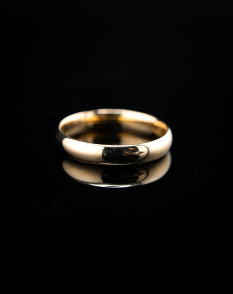 10K Yellow Gold Classic Wedding Band – Size 10 – 3.24g