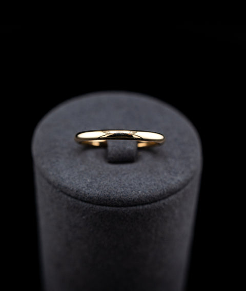 10K Yellow Gold Classic Wedding Band – Size 8 – 1.75g