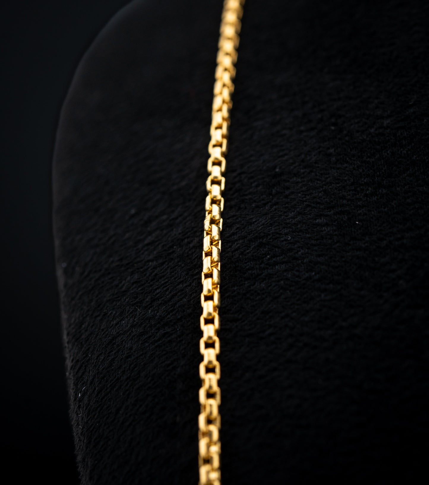 Mene 24K Yellow Gold Box Chain Necklace – 26 Inch