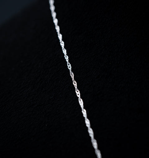 14K White & Rose Gold Two-Tone Blue Topaz Pendant Necklace – 0.50ctw