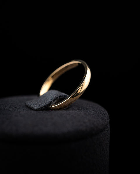 10K Yellow Gold Classic Wedding Band – Size 8 – 1.75g