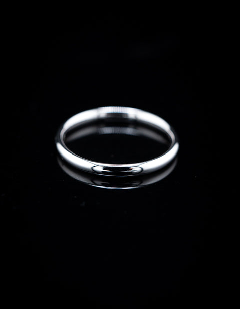 10K White Gold Wedding Band Size 7