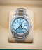 Rolex Datejust 41 – Custom Ice Blue Dial & Diamond-Set Oyster Bracelet (Watch Only)