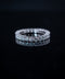 10K White Gold Lab Diamond Round Eternity Band Ring – 2.73 CTW – Size 9.5