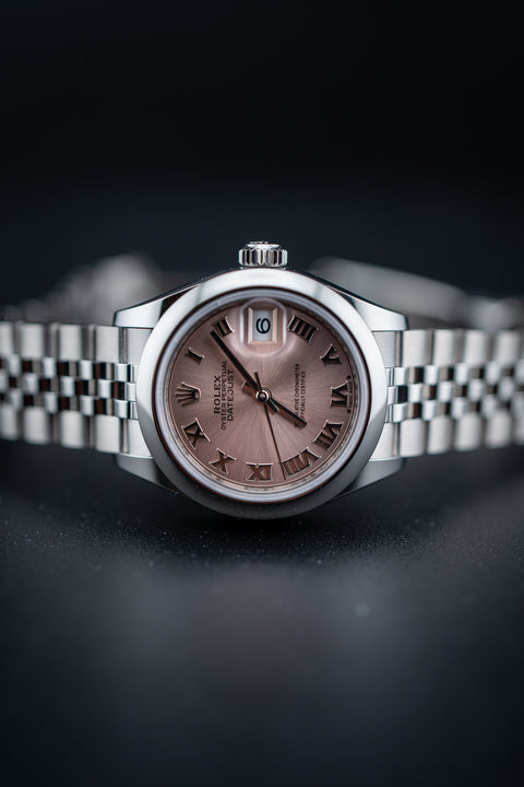 Rolex Datejust 28mm Pink Roman Dial 279160 (2024) – New Complete Set