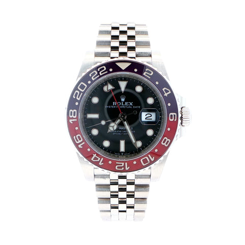 Rolex GMT-Master II Pepsi Jubilee – Ref. 126710BLRO – Like New Complete Set