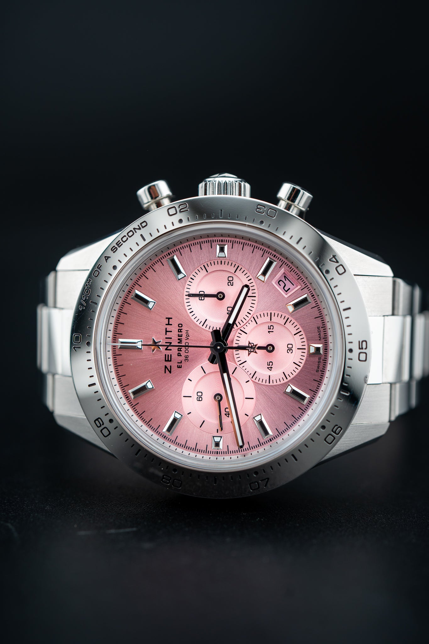 Zenith Chronomaster El Primero “Pink Dial” – Ref. 03.3109.3600 – 41mm – Pre-Owned Complete Set