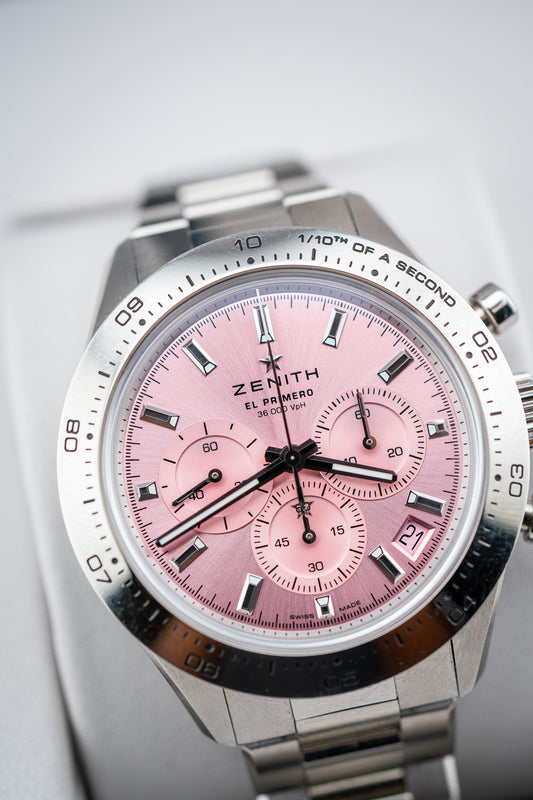 Zenith Chronomaster El Primero “Pink Dial” – Ref. 03.3109.3600 – 41mm – Pre-Owned Complete Set