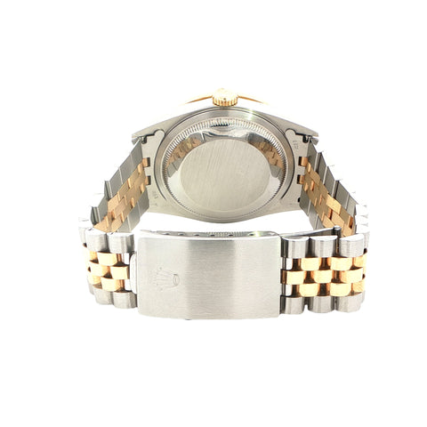 Rolex Datejust Two-Tone Jubilee Custom Diamond Dial & Bezel Ref. 69174