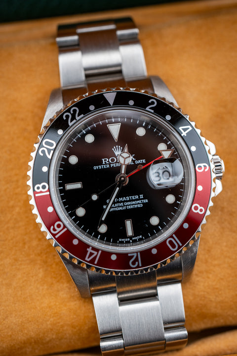 Rolex GMT-Master II "Coke" 16710 – Mint Preowned (Early 2000s)