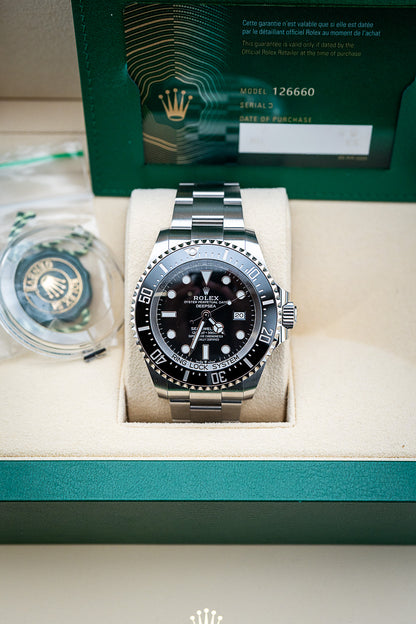 2021 Rolex Sea-Dweller Deepsea – Ref. 126660 – New Old Stock Complete Set